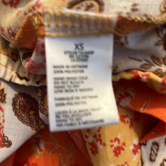 PAPER CRANE SHORT SLEEVE Sz XS DOLMAN WRAP - Picture 7 of 7